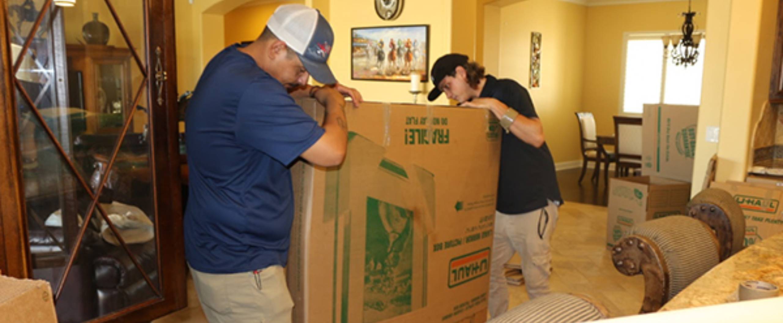 how to pack tv